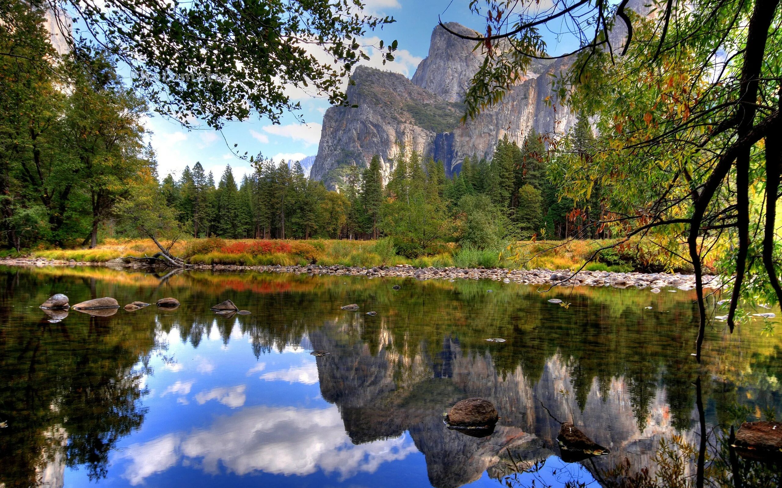 Красивые пейзажи природы фото скачать бесплатно Nature Lake Reflection Mountain HD WALLPAPER - KDE Store