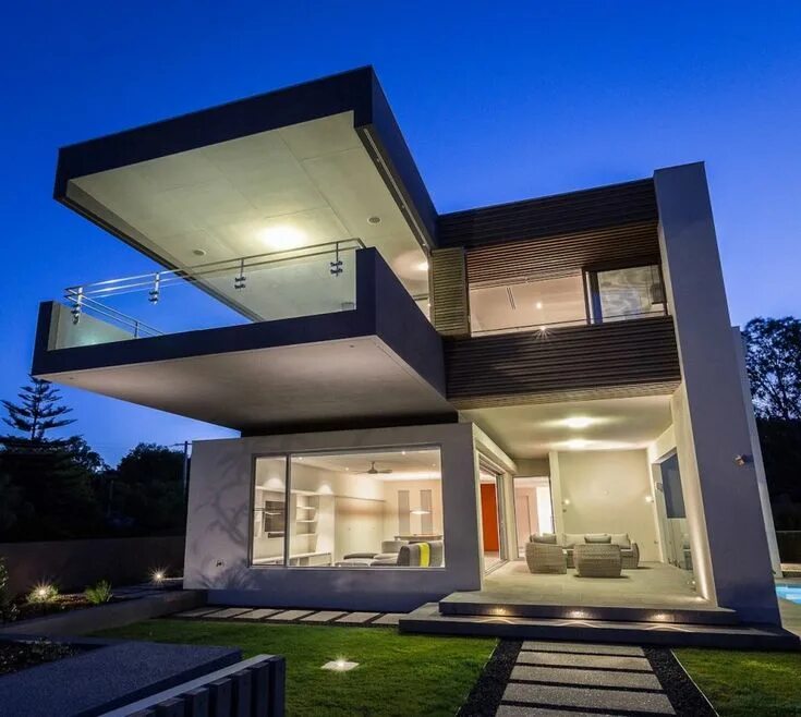 Красивые планировки домов 2 этажа хай тек Australia Home Design Unique house plans, House design, Mediterranean house plan