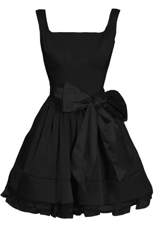 Красивые платья фото без девушек Cute black dress with a nice big bow Fashion, Clothes, Little black dress