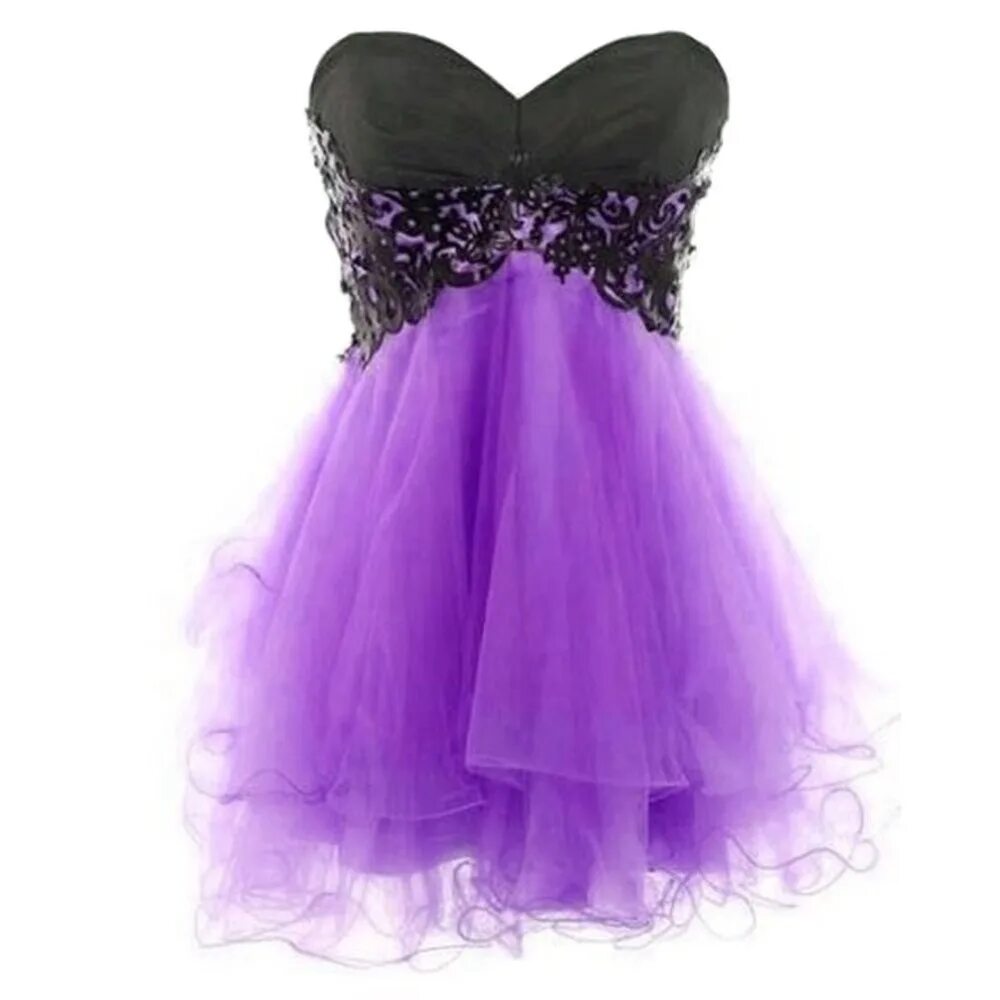 Красивые платья фото без девушек Cheap Simple Purple New Arrived Short Sweetheart Cocktail Dress Prom Party Dress