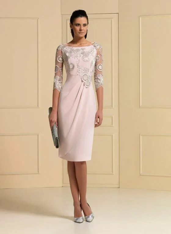 Красивые платья на торжество фото Vestido de Fiesta de Esthefan (Bosco), medio Mother of groom outfits, Mother of 