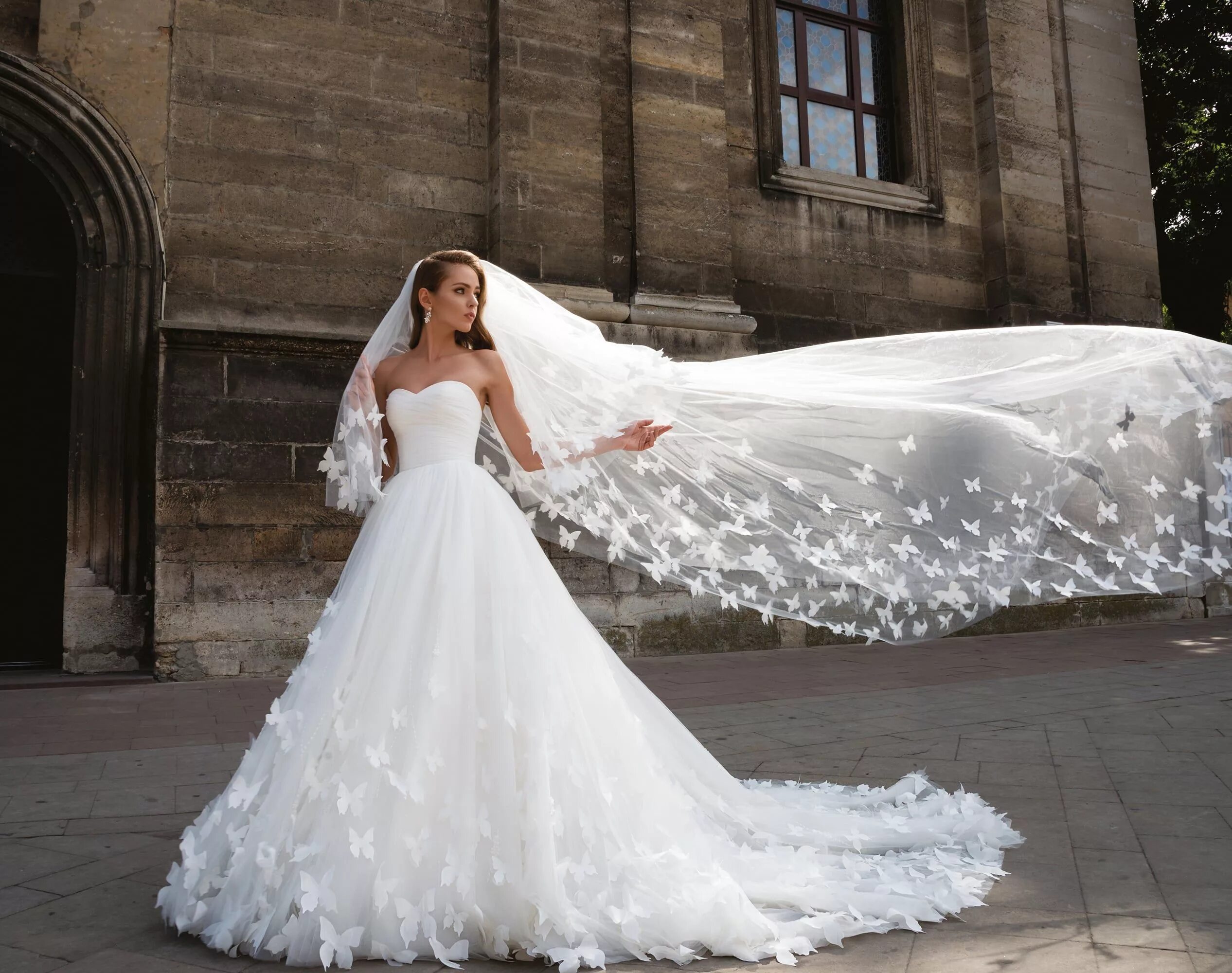 Красивые платья невесты фото Dominiss Wedding Dresses 2017 - Belle The Magazine Butterfly wedding dress, Wedd
