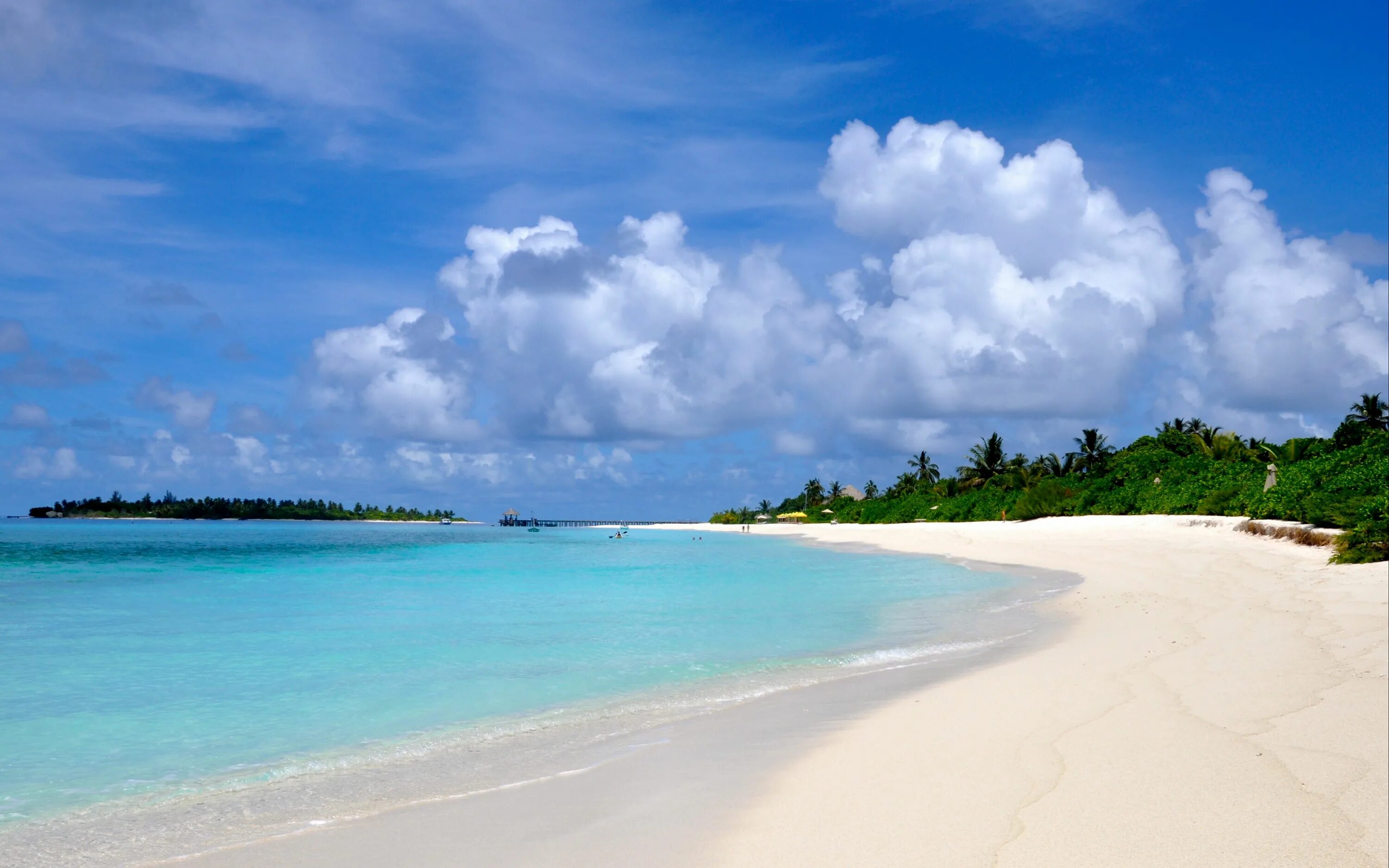 Красивые пляжи мира фото Download wallpaper 3840x2400 maldives, beach, sand, summer 4k ultra hd 16:10 hd 