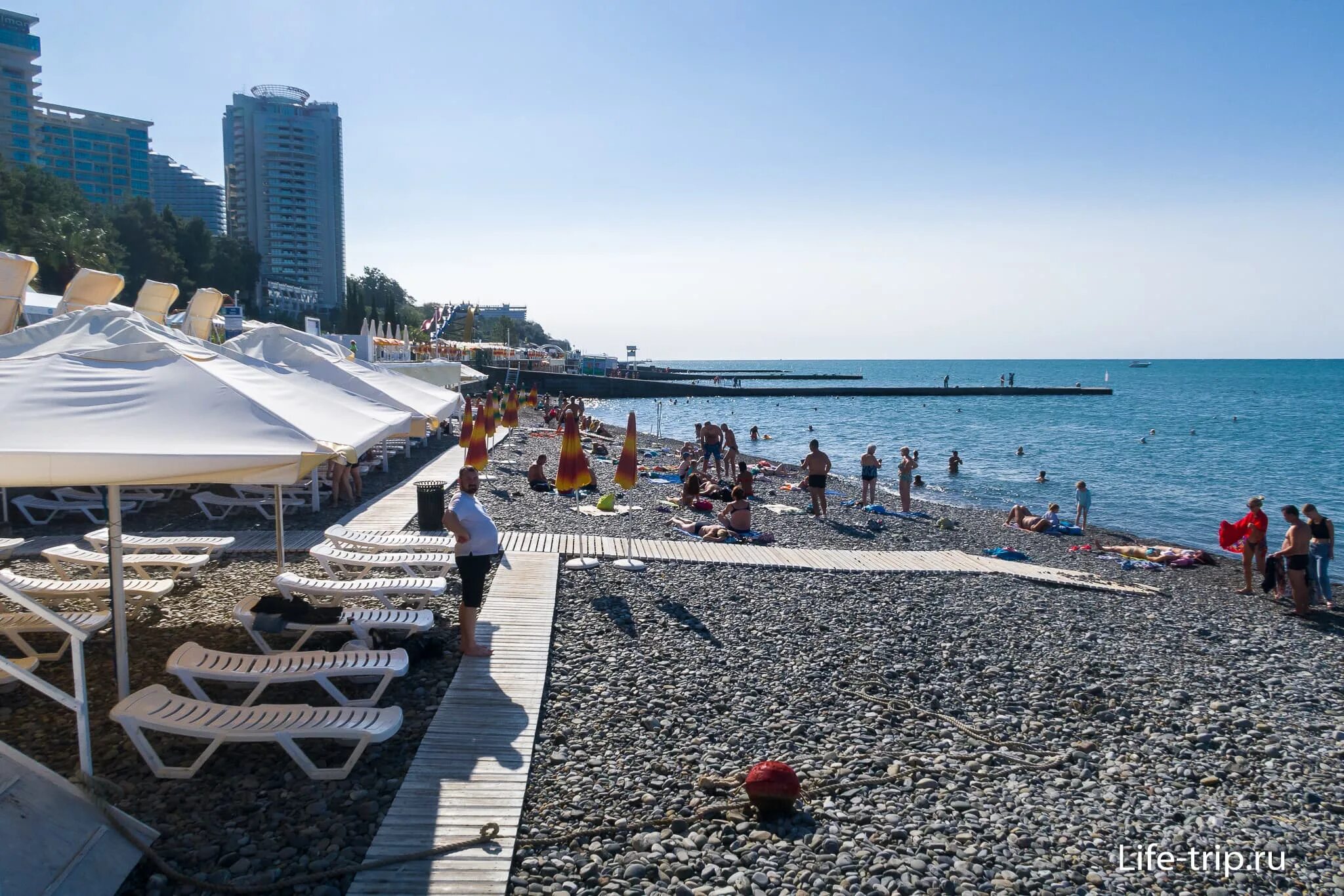 Красивые пляжи сочи фото Пляж Маяк в Сочи, мой отзыв с фото и как добраться