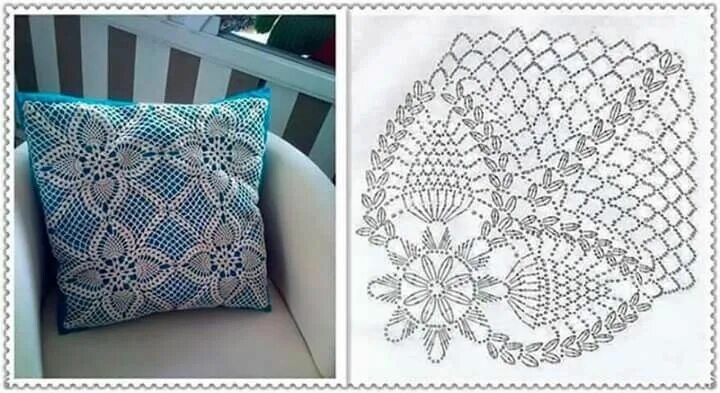 Красивые подушки крючком со схемами Pin by Friolo Silvia on Uncinetto Crochet home, Crochet granny square blanket, C