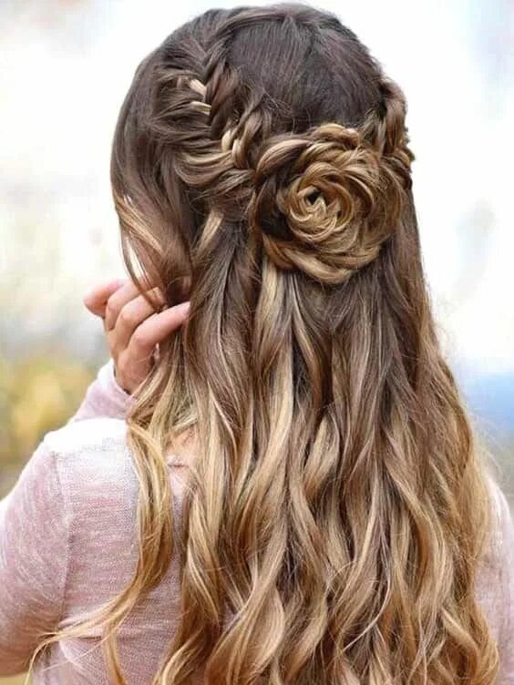Красивые полураспущенные прически 70 Super Easy DIY Hairstyle Ideas For Medium Hair Prom hairstyles for long hair,