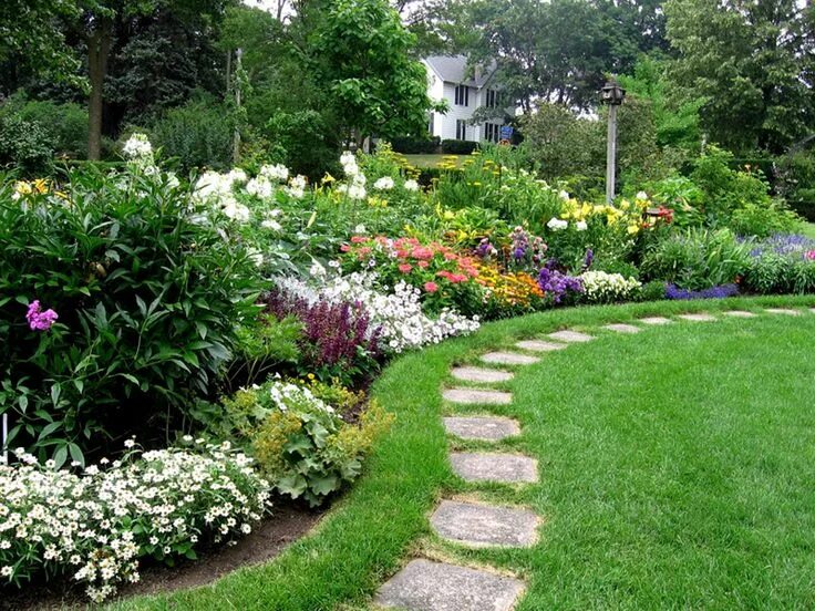 Красивые посадки на даче фото A look back at "Vintage Wisconsin Gardens" Garden landscape design, Backyard lan