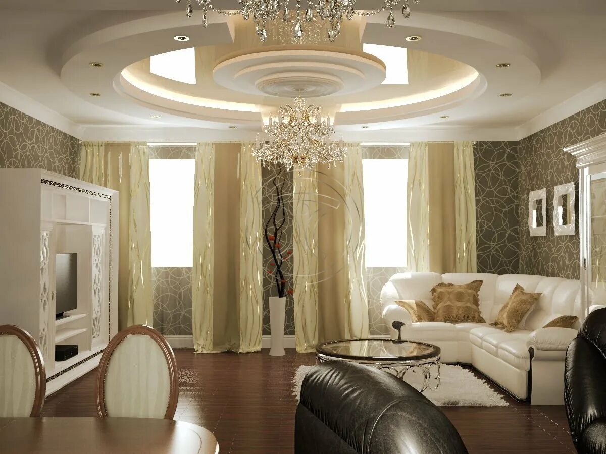 Красивые потолки для зала фото дизайн Красивые потолки для зала фото Molot-Club.ru