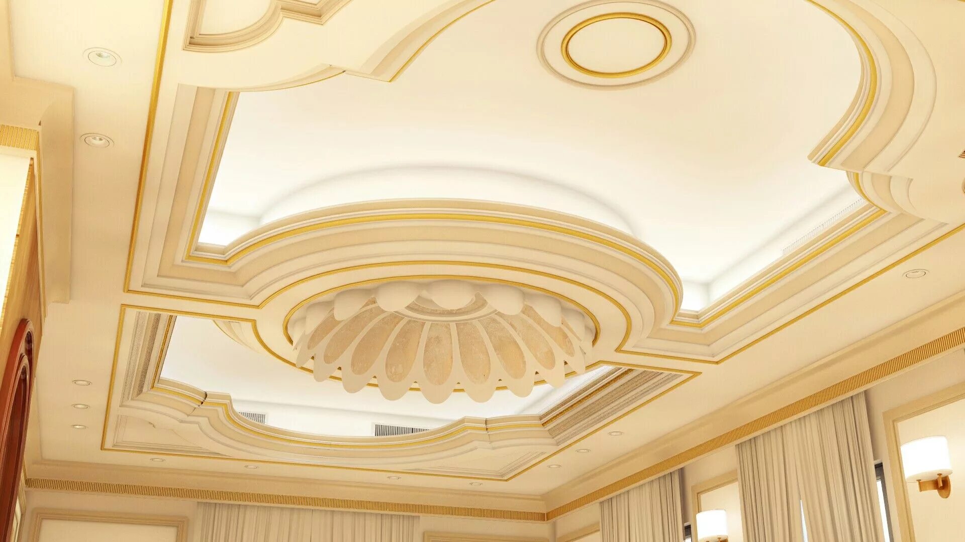 Красивые потолки оформление #Guest room #men #majlis #false #ceiling #interior #design #false #ceiling
