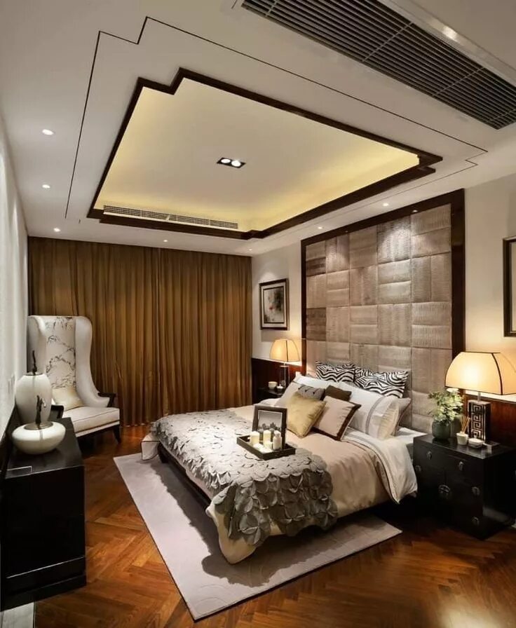 Красивые потолки в комнате фото Luxury Bedrooms: Discover the Round Bed You'll Want to Nap In