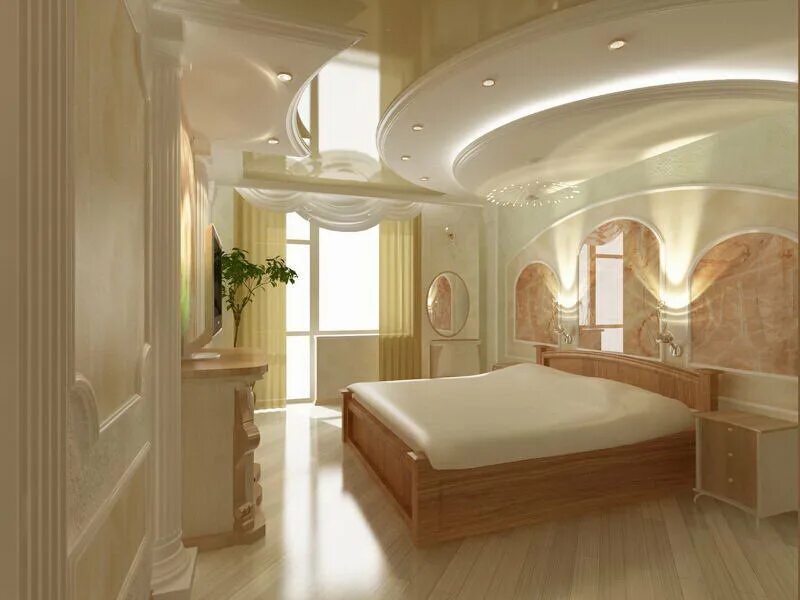 Красивые потолки в комнате фото Natyazhnyye-Potolki g. Kolomna, ceiling systems, Kolomna, Oktyabrskoy Revolyutsi