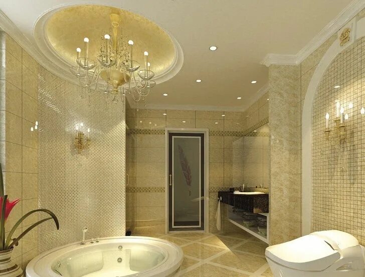 Красивые потолки в ванной фото Bathroom ceiling design ideas can be a major highlight of the interior. Modern b
