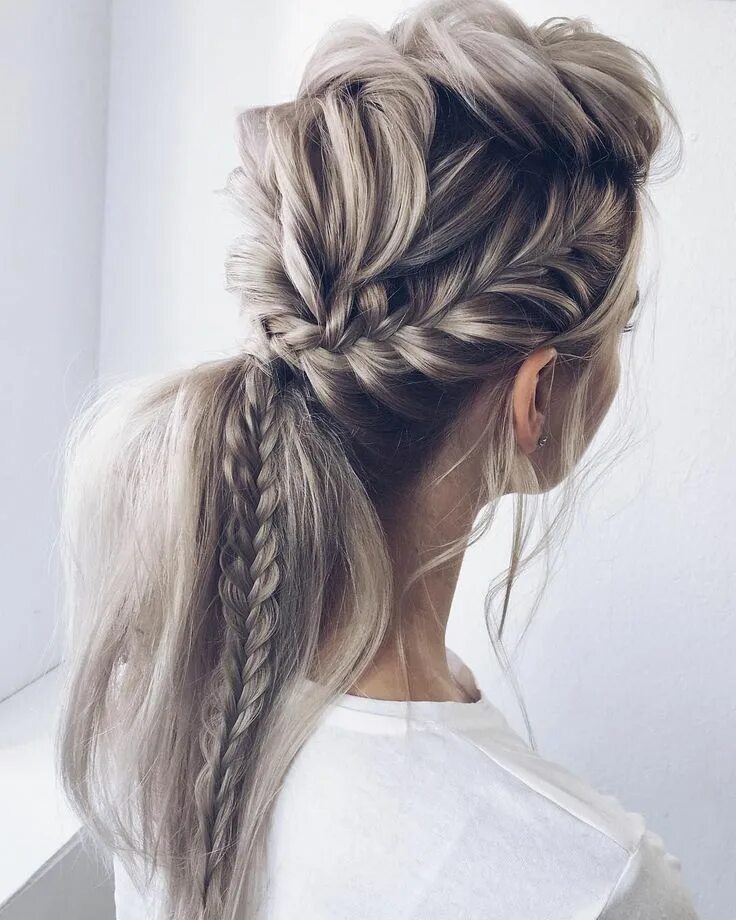 Красивые повседневные прически на длинные Long Wedding hairstyles and updos from lenabogucharskaya #weddings #hairstyles #