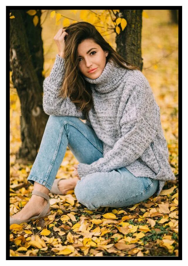 Красивые позы для фото на улице осенью Пин на доске Polyvore