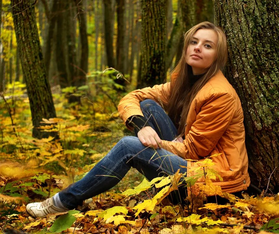 Красивые позы для фото осенью в лесу Душа моя, осень! (Нина Цурикова) / Стихи.ру