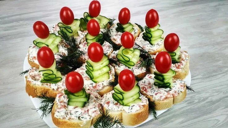 Красивые праздничные рецепты с фото Ёлочки. Вкусная и Красивая Закуска на Новогодний Стол Food, Avocado toast, Break