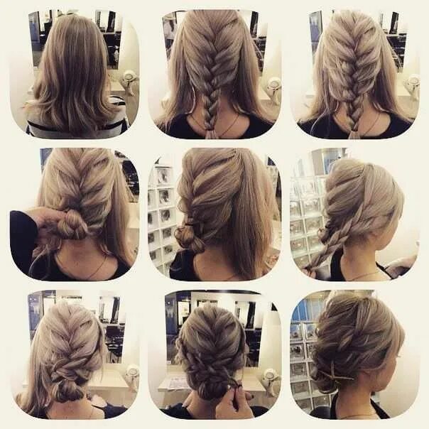 Красивые прическа для начинающих Braid Hairstyle for Shoulder Length Hair Hairstyle, Hair lengths, Long hair styl