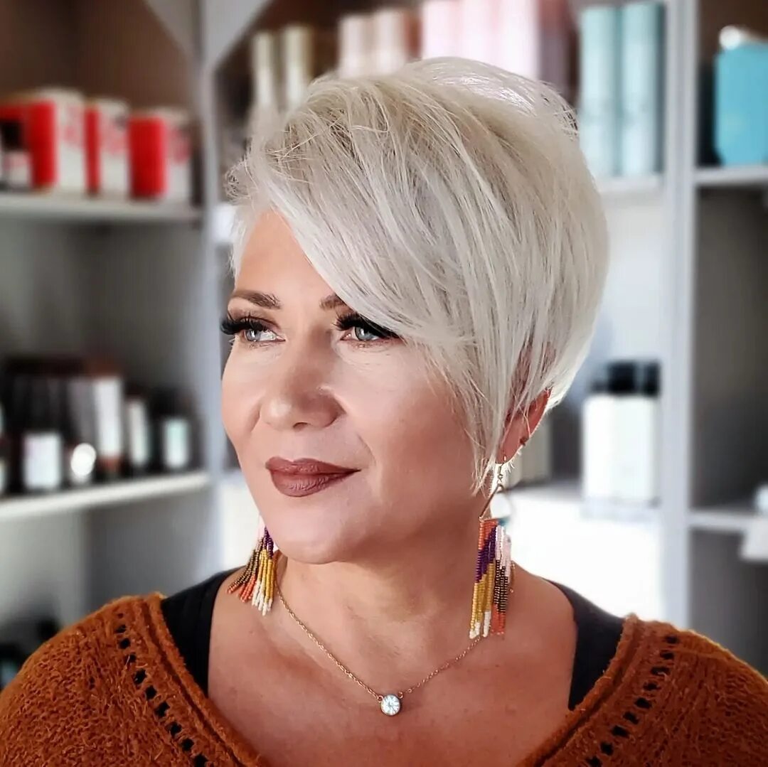 Красивые прически 50 лет 60 Gorgeous Long Pixie Hairstyle Ideas for 2024