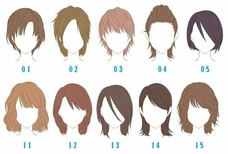 Красивые прически аниме девочек Hair tutorial Drawings, How to draw hair, Hair sketch