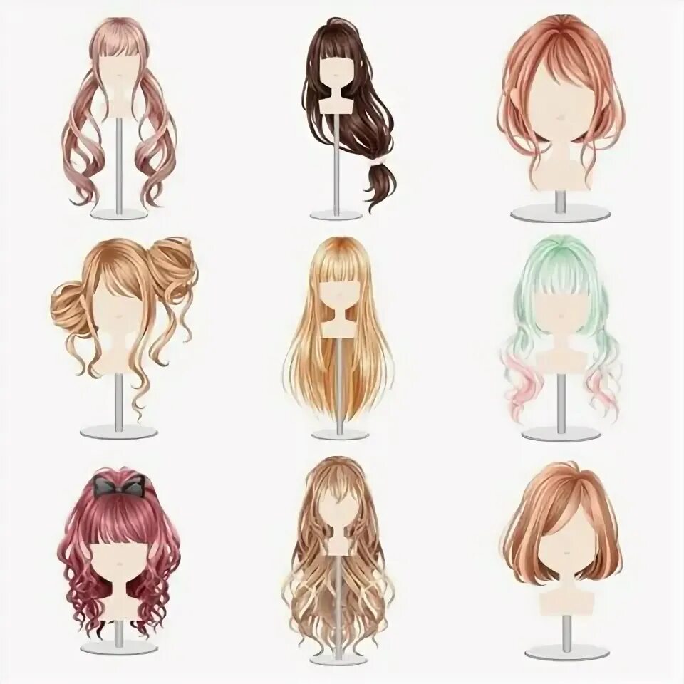 Красивые прически аниме девушек Pin on Anime Hairstyles