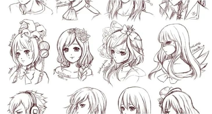Красивые прически аниме девушек Cute Anime Hairstyles for Long Hair girlatastartup.com