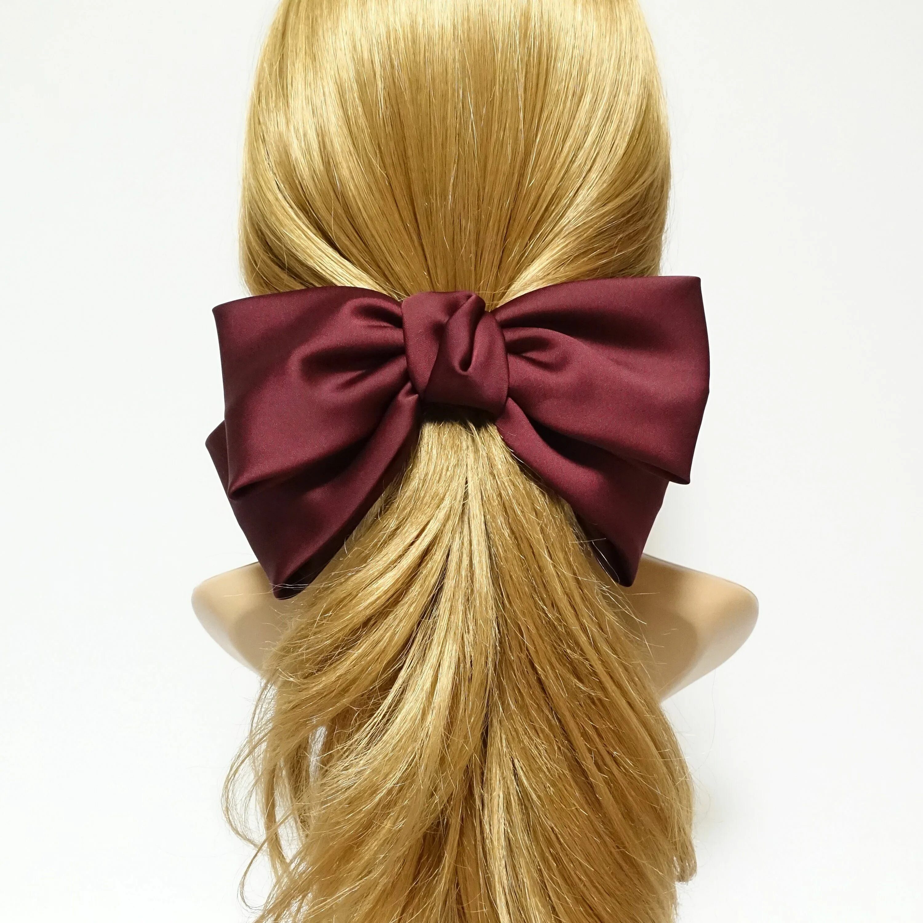 Красивые прически бантики Texas Satin Hair Bow Very Big Satin Simple Bow French Hair - Etsy New Zealand Bo