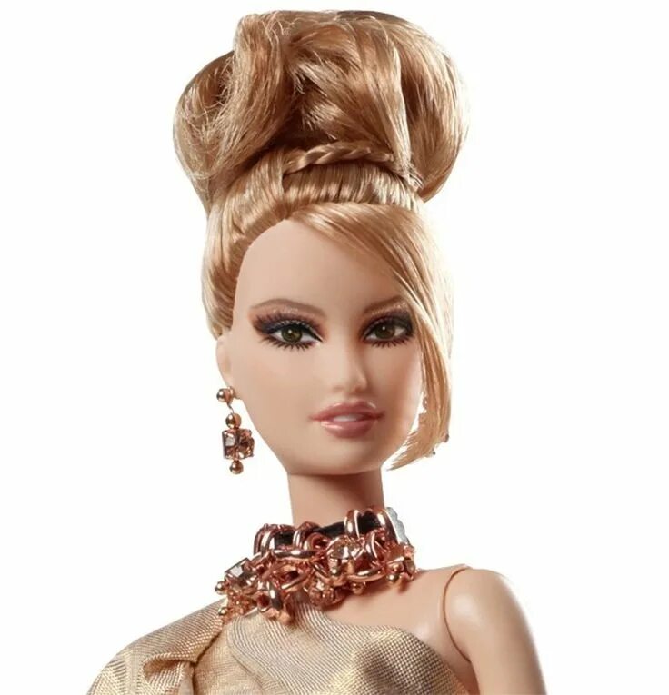 Красивые прически барби Barbie Collector 2012 Bfc Platinum Label Rush Of Rose Gold - R$ 749,00 Coisas de
