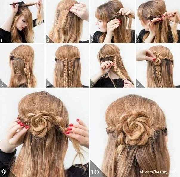 Красивые прически делаем сами Pin on Прически для практики Hair styles, Easy hairstyles, Baby hairstyles