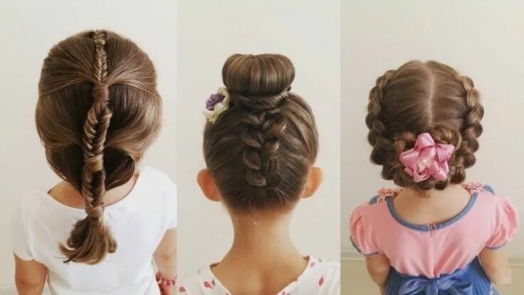 Красивые прически девочек руками Pin on peinados