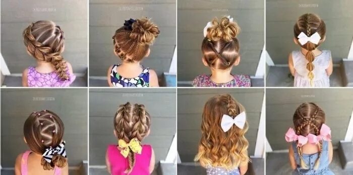 Красивые прически девочкам поэтапно Pin en Peinados
