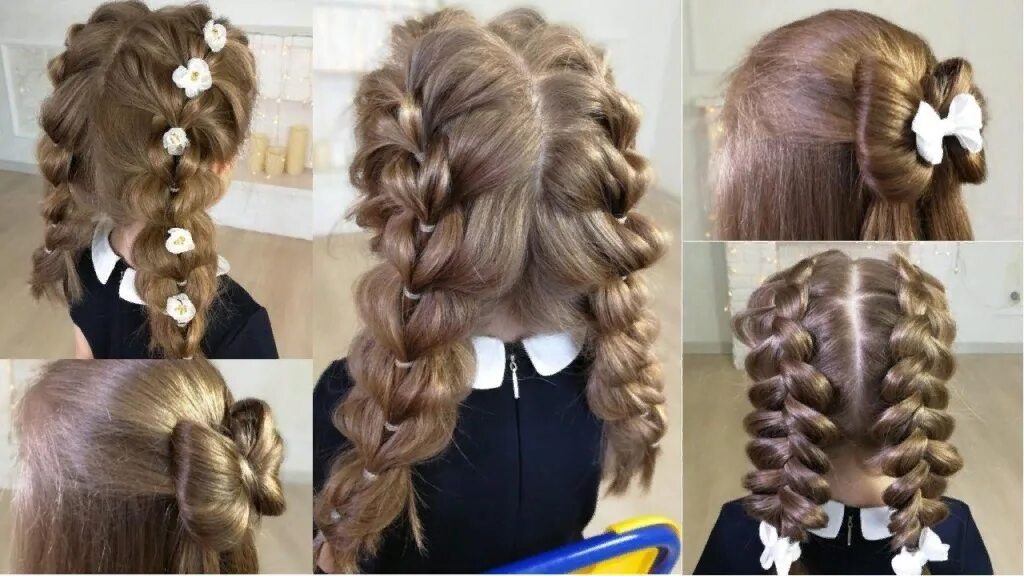 Красивые прически девочке на 1 сентября Просто и со вкусом - причёски для девочек на 1 сентября RostovGazeta.ru Дзен