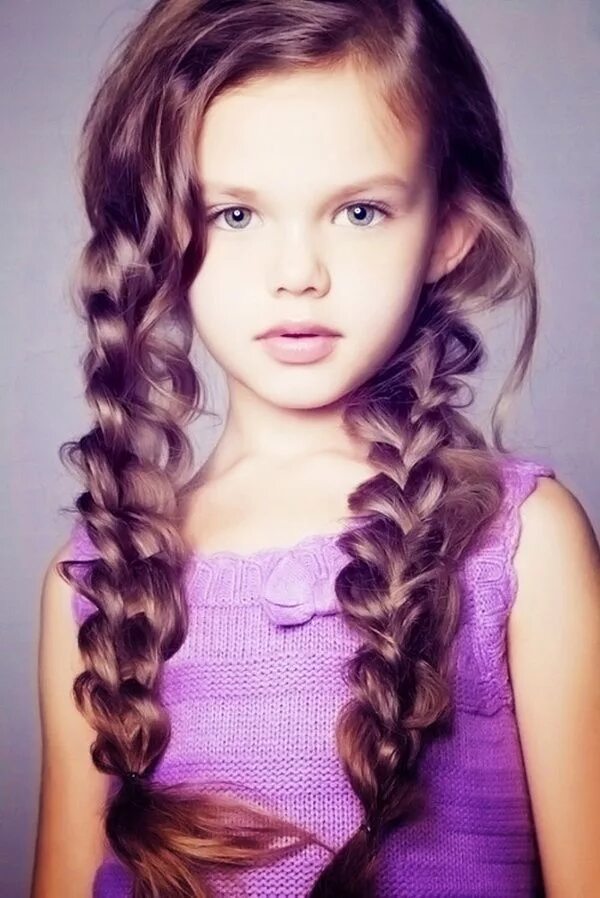 Красивые прически для 14 девочки Girls Long Hairstyle: Easy Braid - Hairstyles Weekly Hair styles, Hair beauty, G