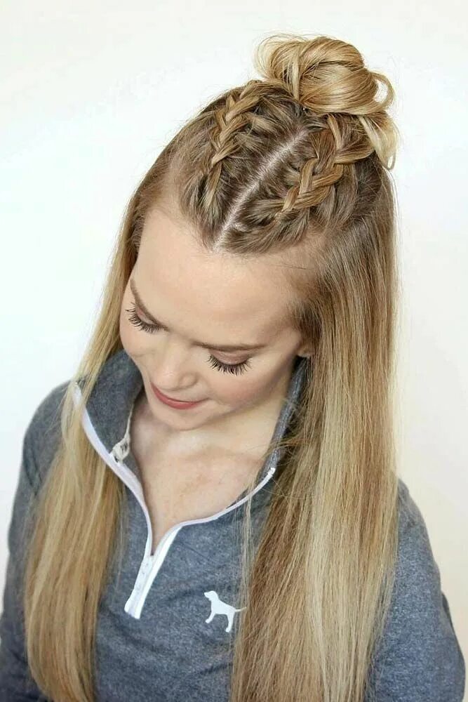 Красивые прически для девочек 14 лет 45 Cute Straight Hairstyles For Long Hair Easy hairstyles, Thick hair styles, Ba