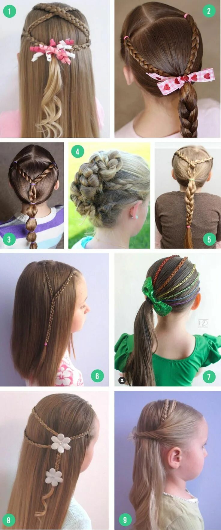 Красивые прически для девочек 8 лет Easy Girls Hairstyles For Toddlers, Tweens & Teens - New Site in 2020 Girls hair