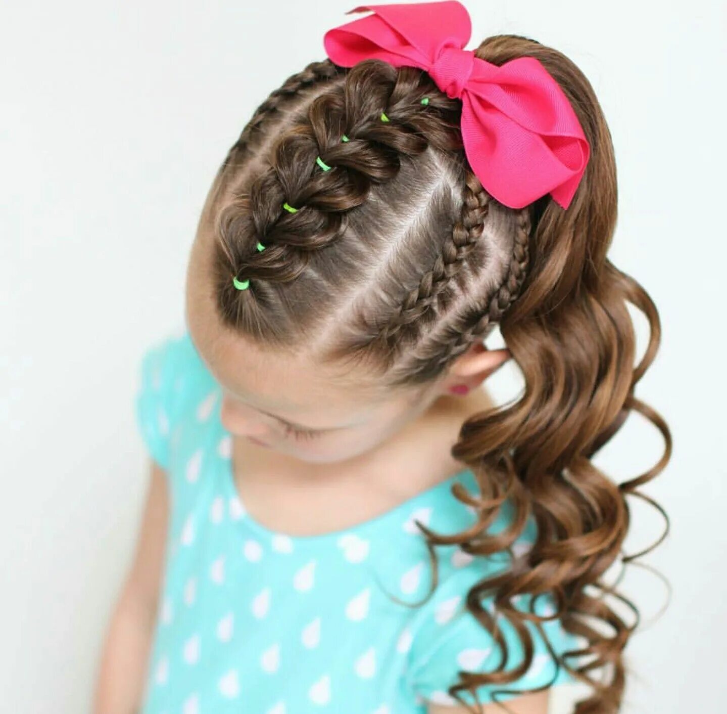 Красивые прически для девочек на др Pin on peinados Baby hairstyles, Kids hairstyles, Girl hairstyles