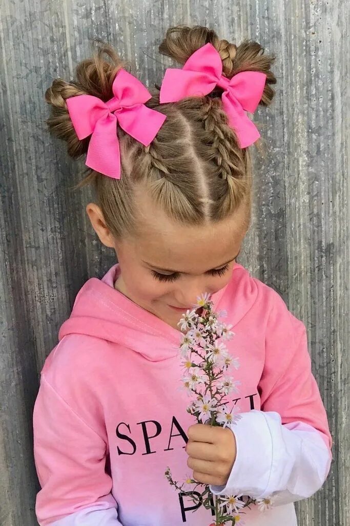 Красивые прически для девочек пинтерест 3 Girl hairstyles, Girl hair dos, Toddler hairstyles girl