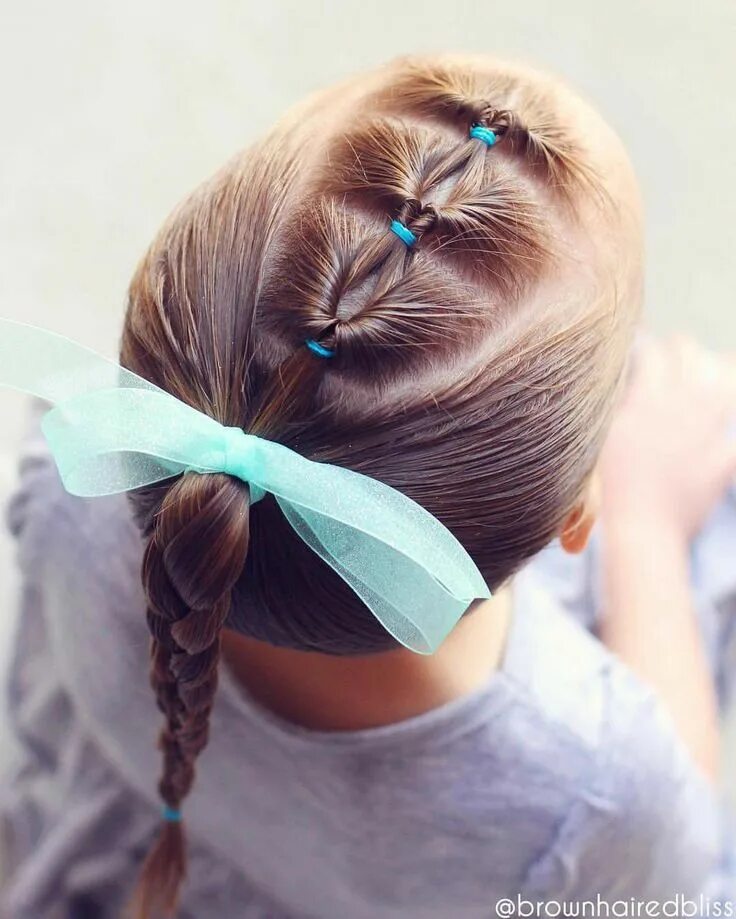 Красивые прически для девочек с крабиком Pin on Hairstyles