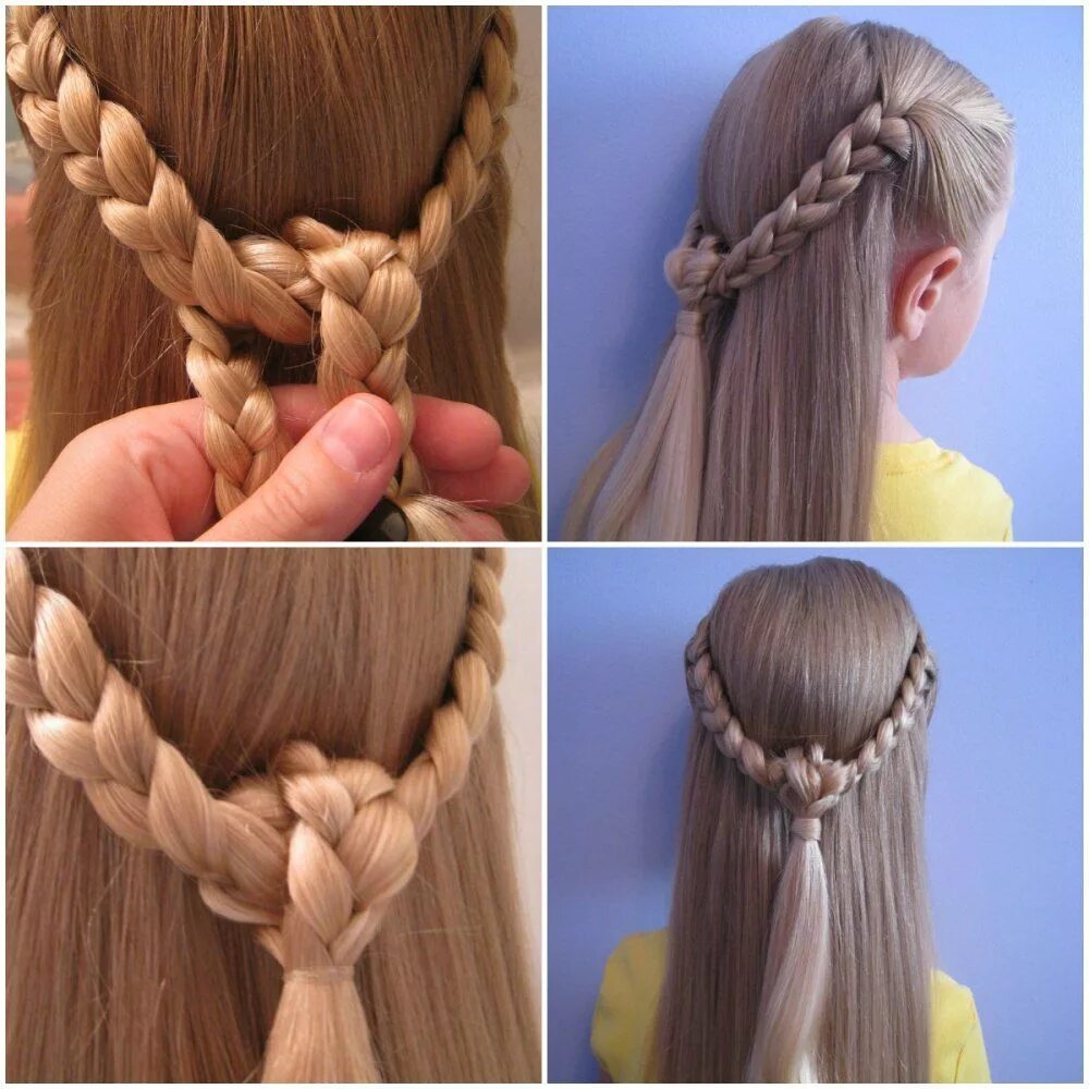 Красивые прически для девочек самому себе Pin en КРАСОТА. ВОЛОСЫ