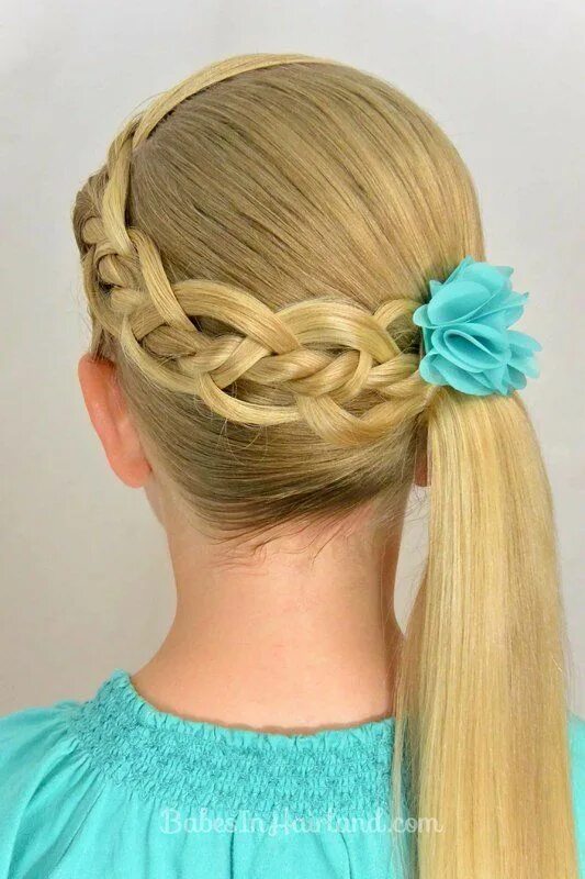 Красивые прически для девочек стрижка 15 Creative Braids for Little Girls Little girl braid hairstyles, Kids hairstyle