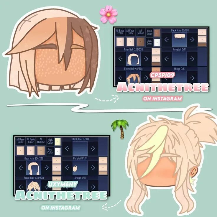 Красивые прически для девочек в гача клуб Pin on Gacha club/life