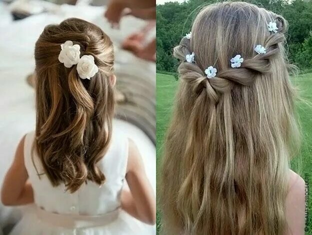 Красивые прически для девочек выпускные Pin on Penteado