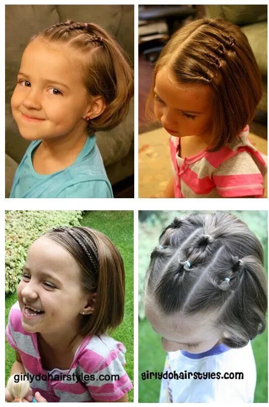 Красивые прически для каре для детей complete fashion Baby hairstyles, Girl hair dos, Girl hairstyles