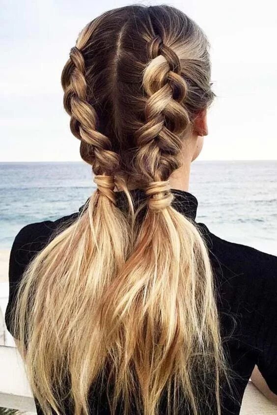Красивые прически для лета Braided Summer Hairstyles Pigtail hairstyles, Long hair styles, Braided hairstyl