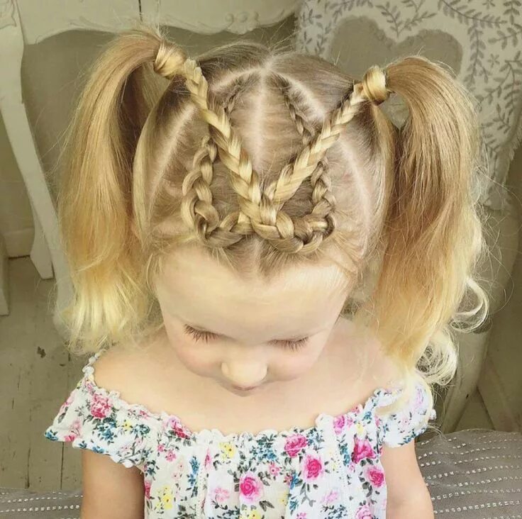 Красивые прически для маленьких Best Hairstyle for Kids Little girl hairstyles, Girl hairstyles, Braided mohawk 
