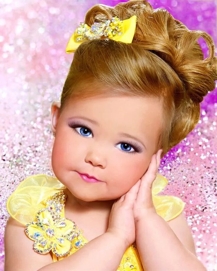 Красивые прически для малышей toddlers and tiaras Photo: T&T glitz Toddler girl haircut, Toddlers and tiaras, 
