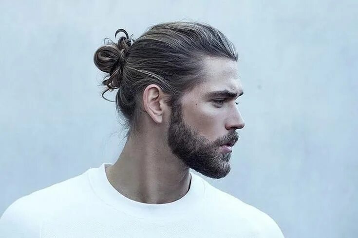 Красивые прически для парней с длинными волосами Best Beard Lengths For Men (2023 Style Guide) Hair and beard styles, Mens facial