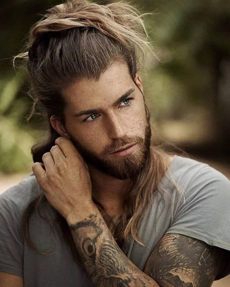 Красивые прически для парней с длинными волосами 53 Long Hair for Men in Dazzling Style Long hair styles men, Long hair styles, L