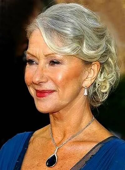 Красивые прически для пожилых женщин Holiday Hairstyles for Women Over 50 Have Gray Hair Peinados para mujeres mayore
