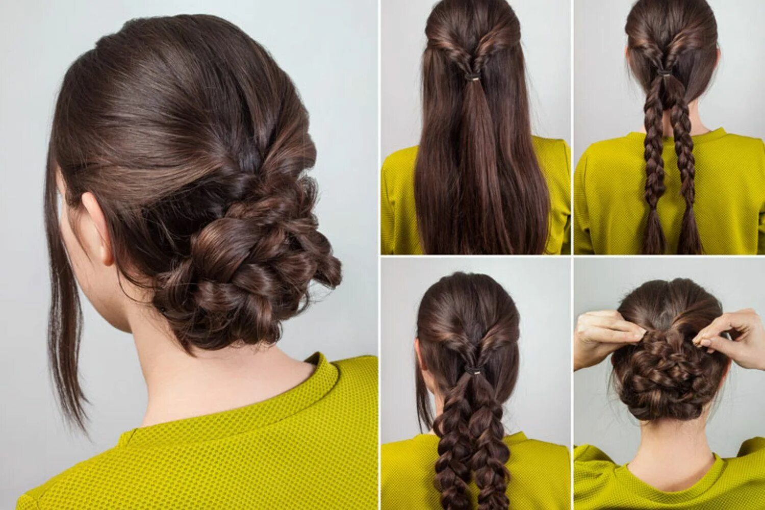 Красивые прически для учителей Simple Hair Tutorials Easy hairstyles for long hair, Hair tutorials for medium h