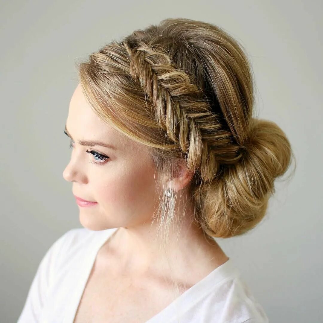 Красивые прически для взрослых 20 Hermosos peinados recogidos para cabello largo que te volverán loca Fish tail